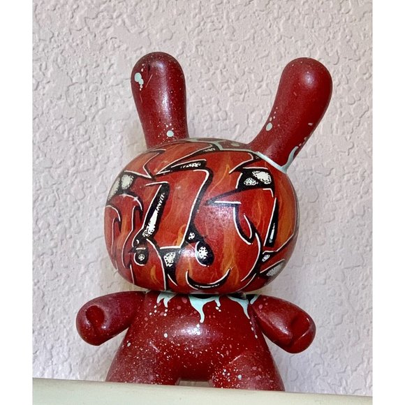 Kidrobot Dunny Custom Art Painted Figure J Nerk Rare Original Graffiti Piece 07' - Picture 8 of 10